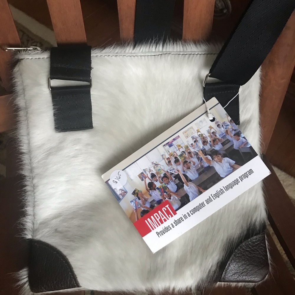 NEW Gracie Greene Cowhide and Leather Bag